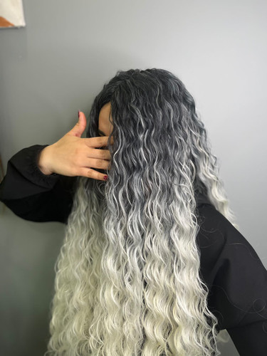 موی افرو vip مشکی استخونی