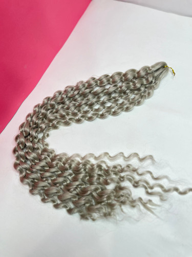 مو افرو نقره ای 100گرمی کد454