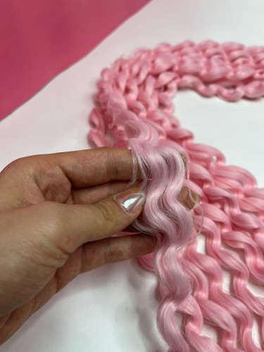 افرو صورتی پاستیلی زلفا