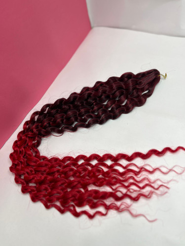 مو افرو امبره قرمز زلفا