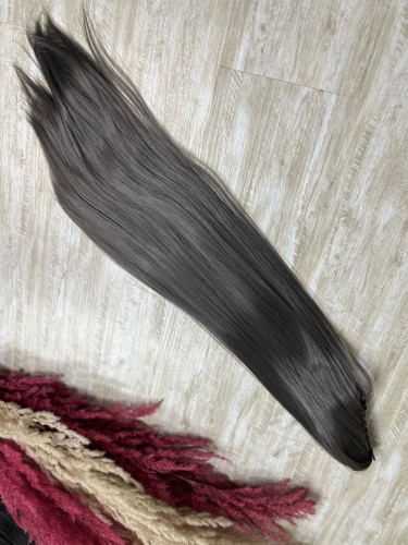 دم اسبی کلیپسی قد60دودی طوسی