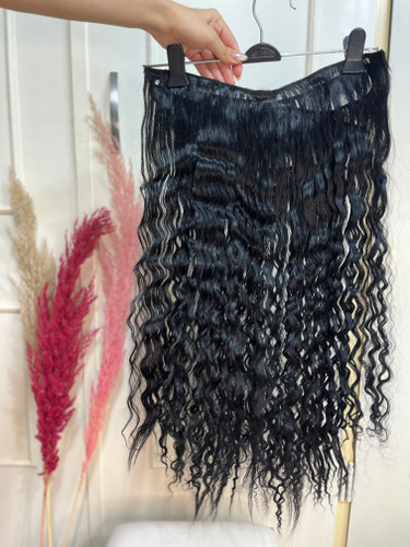 اکستنشن مو گیره ای حالت دار