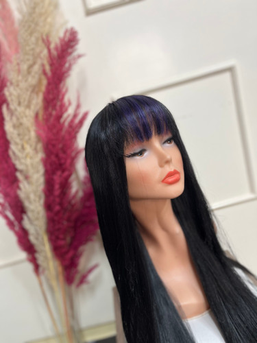 چتری کم حجم بغل دار لایت مشکی بنفش