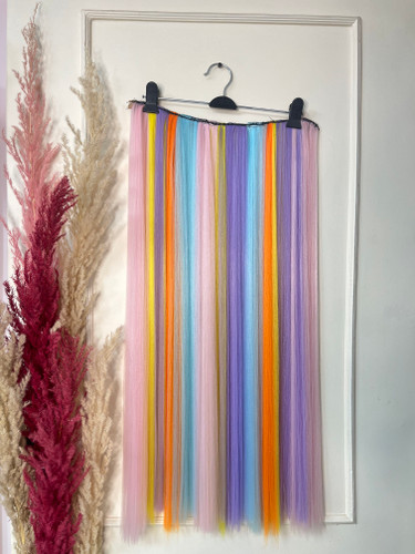 اکستنشن گیره ای رنگین کمونی