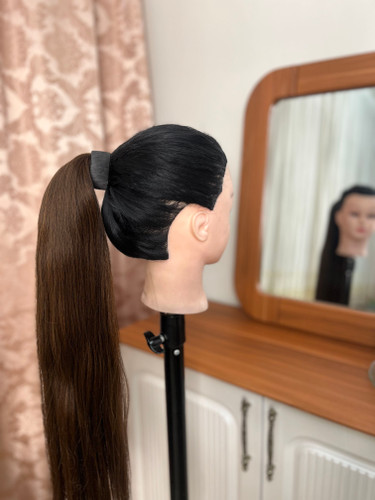 دم اسبی مگنتی لایت سوزنی قهوه ای خرمایی