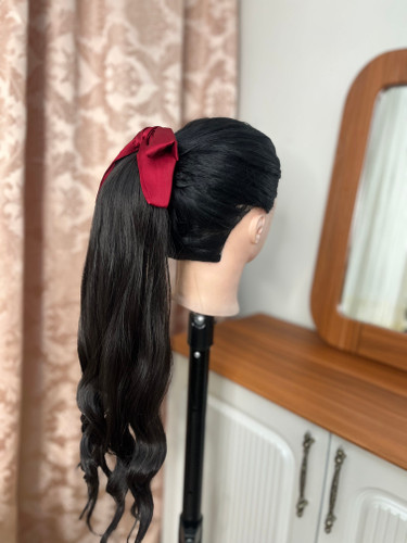 دم اسبی بندی پاپیون دار