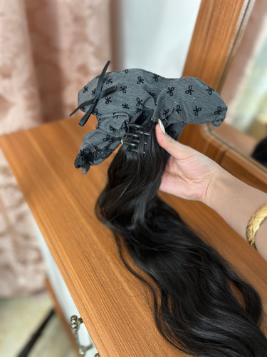 دم اسبی کلیپسی پاپیون دار